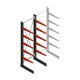 Medium draagarmstelling BR enkelzijdig 3000x1000x800mm (hxbxd) 5 niveaus beginsectie 340/arm