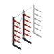 Medium draagarmstelling BR enkelzijdig 3000x1250x800mm (hxbxd) 5 niveaus beginsectie 340/arm