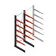 Medium draagarmstelling BR enkelzijdig 3000x1250x1000mm (hxbxd) 5 niveaus beginsectie 275/arm