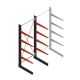 Medium draagarmstelling BR enkelzijdig 3000x1500x1000mm (hxbxd) 4 niveaus beginsectie 175/arm