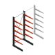 Medium draagarmstelling BR enkelzijdig 3000x1500x1000mm (hxbxd) 5 niveaus beginsectie 175/arm