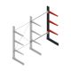 Medium draagarmstelling BR enkelzijdig 2500x1500x800mm (hxbxd) 3 niveaus aanbouwsectie 340/arm