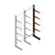 Medium draagarmstelling BR enkelzijdig 3000x1000x600mm (hxbxd) 4 niveaus aanbouwsectie 425/arm
