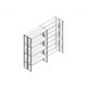 Beginsectie Nedcon SF Legbordstelling 2200x1270x600mm hxbxd 4 niveaus Metaal Verzinkt 70kg Dubbel