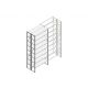Beginsectie Nedcon SF Legbordstelling 3000x1270x800mm hxbxd 8 niveaus Metaal Verzinkt 65kg Dubbel