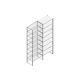 Aanbouwsectie Nedcon SF Legbordstelling 3000x970x600mm hxbxd 8 niveaus Metaal Verzinkt 80kg Enkel