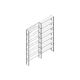 Aanbouwsectie Nedcon SF Legbordstelling 3000x1270x300mm hxbxd 7 niveaus Metaal Verzinkt 175kg Enkel