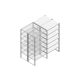 Aanbouwsectie Nedcon SF Legbordstelling 2000x970x1200mm hxbxd 6 niveaus Metaal Verzinkt 80kg Dubbel