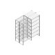 Aanbouwsectie Nedcon SF Legbordstelling 2200x970x1000mm hxbxd 6 niveaus Metaal Verzinkt 200kg Dubbel