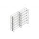 Aanbouwsectie Nedcon SF Legbordstelling 2200x1270x600mm hxbxd 6 niveaus Metaal Verzinkt 70kg Dubbel