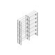 Aanbouwsectie Nedcon SF Legbordstelling 3000x1270x600mm hxbxd 6 niveaus Metaal Verzinkt 175kg Dubbel