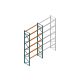 Beginsectie Nedcon Palletstelling 6500x2700x1100mm hxbxd CC13040/1007825 5niveaus 3150kg/niv