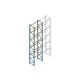 Beginsectie Nedcon Palletstelling 8000x1825x1100mm hxbxd CC09040/1007825 5niveaus 2750kg/niv
