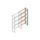 Aanbouwsectie Nedcon Palletstelling 6500x2700x1100mm hxbxd CC13040/1007825 4niveaus 3150kg/niv