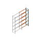 Aanbouwsectie Nedcon Palletstelling 6500x2700x1100mm hxbxd CC13040/1007825 5niveaus 3150kg/niv