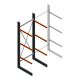 Zware draagarmstelling enkelzijdig 4000x1500x1200mm (hxbxd) 3 niveaus beginsectie 300kg/arm
