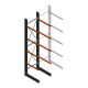 Zware draagarmstelling enkelzijdig 5000x1200x1200mm (hxbxd) 4 niveaus beginsectie 300kg/arm