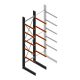 Zware draagarmstelling enkelzijdig 5000x1200x1500mm (hxbxd) 5 niveaus beginsectie