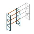 Beginsectie deels gebruikte Nedcon PR palletstelling 3000x3500x1100mm hxbxd 2niveaus 3500kg/niv