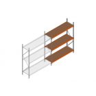 Aanbouwsectie grootvakstelling MP 2250x1500x600mm hxbxd 3 niveaus RAL2004/Verzinkt 500kg