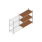 Aanbouwsectie grootvakstelling MP 2250x1500x800mm hxbxd 3 niveaus RAL2004/Verzinkt 500kg