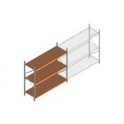 Beginsectie grootvakstelling MP 2250x2400x800mm hxbxd 3 niveaus  RAL2004/Verzinkt 265kg