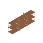 Voordeelrij MP Grootvakstelling 2500x4700x1000 hxbxd 3 niveaus RAL2004/Verzinkt 500kg