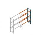 Aanbouwsectie deels gebruikte Nedcon PR palletstelling 4000x3310x1100mm hxbxd 3niveaus 2750kg/niv