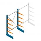 Beginsectie Draagarmstelling licht Enkelzijdig 2000x1250x600mm (hxbxd) 4 niveaus