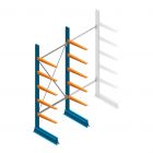 Beginsectie Draagarmstelling licht Enkelzijdig 2500x1000x600mm (hxbxd) 5 niveaus