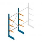 Beginsectie Draagarmstelling licht Enkelzijdig 2500x1250x600mm (hxbxd) 3 niveaus