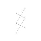 Schoorset Nedcon SF Legbordstelling Dubbelzijdig Verzinkt 2200x970mm