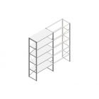 Beginsectie Nedcon SF Legbordstelling 2500x1270x600mm hxbxd 5 niveaus Metaal Verzinkt 60kg Enkel