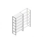Beginsectie Nedcon SF Legbordstelling 2500x1270x600mm hxbxd 6 niveaus Metaal Verzinkt 60kg Enkel