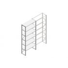 Beginsectie Nedcon SF Legbordstelling 3000x1270x500mm hxbxd 6 niveaus Metaal Verzinkt 60kg Enkel