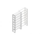 Beginsectie Nedcon SF Legbordstelling 3000x1270x500mm hxbxd 7 niveaus Metaal Verzinkt 60kg Enkel