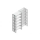 Beginsectie Nedcon SF Legbordstelling 2500x970x600mm hxbxd 6 niveaus Metaal Verzinkt 85kg Dubbel