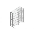 Beginsectie Nedcon SF Legbordstelling 2500x970x800mm hxbxd 6 niveaus Metaal Verzinkt 80kg Dubbel