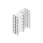 Beginsectie Nedcon SF Legbordstelling 2500x970x800mm hxbxd 6 niveaus Metaal Verzinkt 80kg Dubbel
