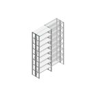 Beginsectie Nedcon SF Legbordstelling 3000x970x600mm hxbxd 8 niveaus Metaal Verzinkt 85kg Dubbel