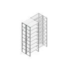 Beginsectie Nedcon SF Legbordstelling 3000x970x1000mm hxbxd 8 niveaus Metaal Verzinkt 80kg Dubbel