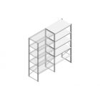 Aanbouwsectie Nedcon SF Legbordstelling 2000x970x600mm hxbxd 5 niveaus Metaal Verzinkt 200kg Enkel