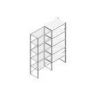 Aanbouwsectie Nedcon SF Legbordstelling 2500x970x600mm hxbxd 5 niveaus Metaal Verzinkt 80kg Enkel