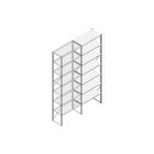 Aanbouwsectie Nedcon SF Legbordstelling 3000x970x500mm hxbxd 7 niveaus Metaal Verzinkt 80kg Enkel