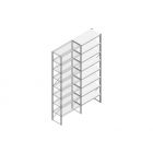 Aanbouwsectie Nedcon SF Legbordstelling 3000x970x500mm hxbxd 8 niveaus Metaal Verzinkt 200kg Enkel