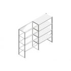 Aanbouwsectie Nedcon SF Legbordstelling 2000x1270x600mm hxbxd 4 niveaus Metaal Verzinkt 175kg Enkel