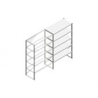 Aanbouwsectie Nedcon SF Legbordstelling 2000x1270x600mm hxbxd 5 niveaus Metaal Verzinkt 175kg Enkel