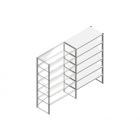 Aanbouwsectie Nedcon SF Legbordstelling 2000x1270x600mm hxbxd 6 niveaus Metaal Verzinkt 175kg Enkel