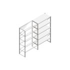 Aanbouwsectie Nedcon SF Legbordstelling 2200x1270x600mm hxbxd 5 niveaus Metaal Verzinkt 60kg Enkel
