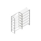 Aanbouwsectie Nedcon SF Legbordstelling 2200x1270x600mm hxbxd 6 niveaus Metaal Verzinkt 175kg Enkel